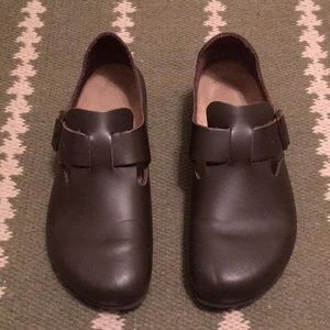 Birkenstock London oiled leather clog size 41 Womens 10/Mens 8. Made in Germany.